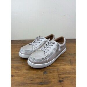 BILLY Footwear Sneaker II Rose Gold Metallic Adaptive Shoes Women 8.5 W Wide Zip